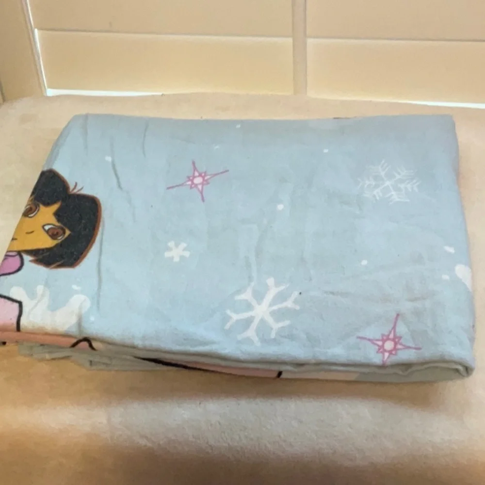 Children's Blue Character Bedding Sheet
